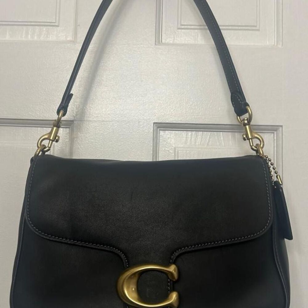 Coach Women's Black and Grey Bag